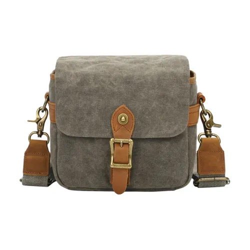 H YXIANG Батик Холст Сумка через плечо Сумка на плечо Стандартная Мужская Армейский зеленый Темно-серый Хаки