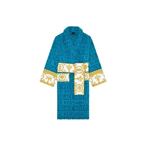 VERSACE Синий Унисекс Банные халаты