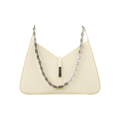 GIVENCHY Cut Out Series Блестящий Брушированный Телячья Кожа Портативная Сумка через плечо Сумка на плечо Женская Желтая