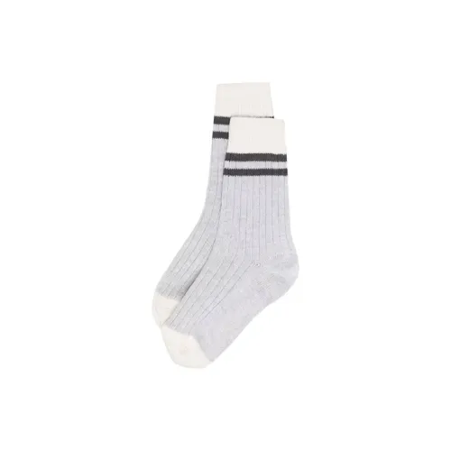 BRUNELLO CUCINELLI 1 пачка Серый Мужской MID Носки до икры