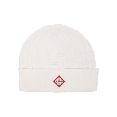CASABLANCA Мериносовая шерсть Шапки-бини Женские Белые