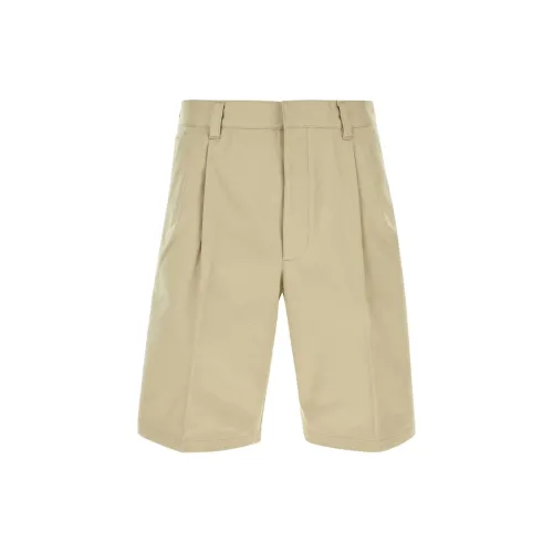 PRADA Повседневные шорты Мужские Бежевые