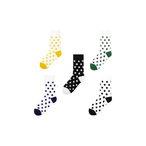 Pan Shijia Носки Crew Женские упаковка из 5 пар