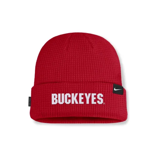 nike Акриловые шапки-бини унисекс красного цвета