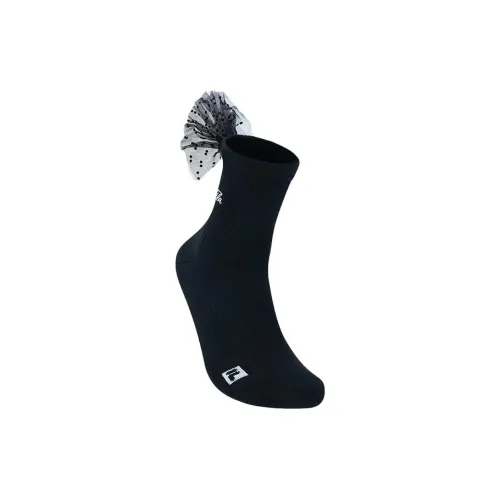 FILA Golf Series 1 шт Черные Женские Колено высокие Носки