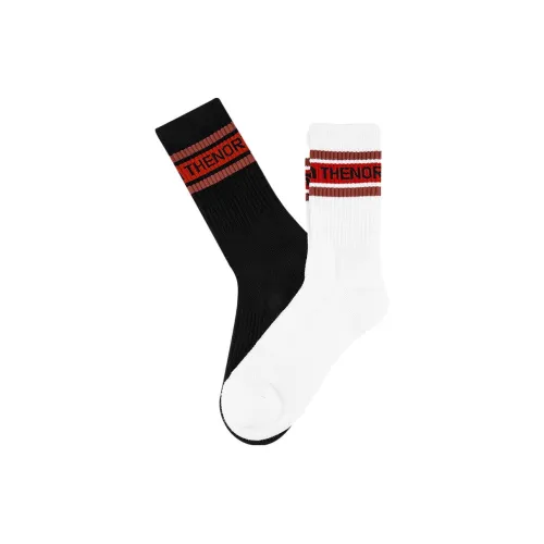 The North Face 1 комплект 2 шт черный + белый унисекс колено высокие носки