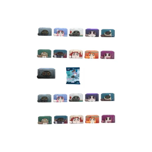 Suplay Exotic ПЭТ Коллекция Creation Жуань Мэй Слепые коробки Один Mystery Коробка Целая коробка 12 шт