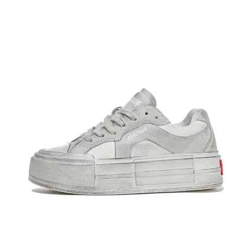 HAOWA VintageFroth Low Топ Casual Женский Винтаж Белый