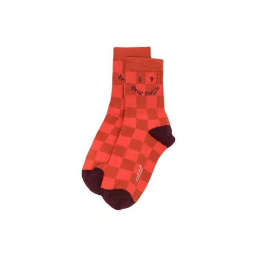 Paul Smith 1 шт Красный Женские Носки MID до икры