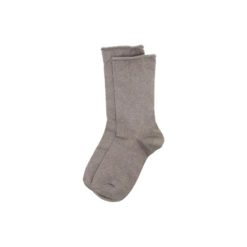 BRUNELLO CUCINELLI 1 пачка Тауповые Мужские носки MID до икры