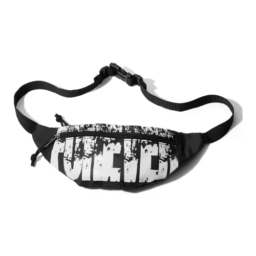 Werocker Ткань Слинг-Сумка Поясная Сумка Стандартная Унисекс Черная