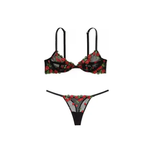 Victoria's Secret Комплект нижнего белья женский с растительным и цветочным принтом