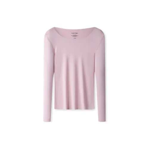 CALVIN KLEIN Термический топ женский велюровый розовый