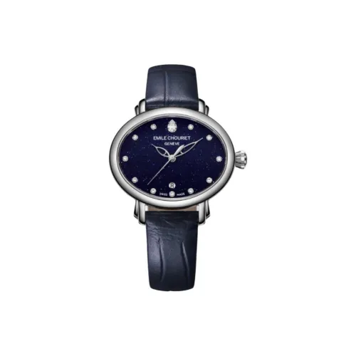 EMILE CHOURIET Автоматический Механический Movement Женские Часы 33mm*27mm*10,55mm Синий
