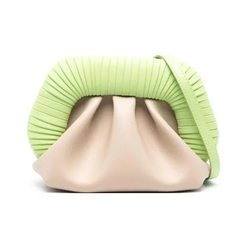 THEMOIRE Gea Artificial Leather One Shoulder Crossbody Clutch Women's Beige Light Green THEMOIRE Gea Искусственная кожа Одно плечо Через плечо Клатч Женские Бежевый и Светло-зеленый
