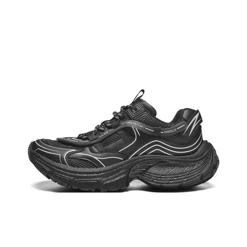 ROHR Low Top Толстая подошва Мужские кроссовки