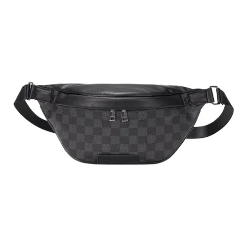 CARTELO ПУ (полиуретан) Сумка через плечо Sling Сумка Стандартная Унисекс Черная