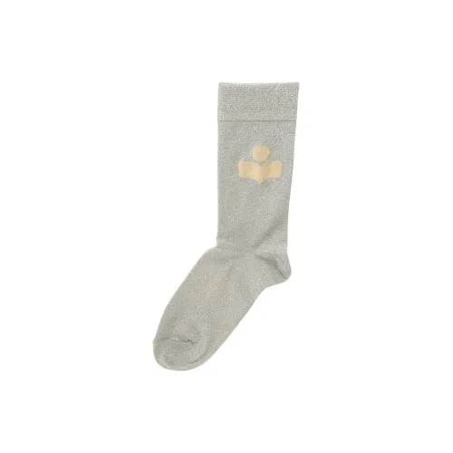 ISABEL MARANT 1 шт Mung Bean Серый Унисекс MID Носки до икры
