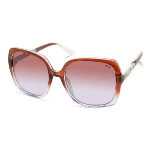 GUESS Смола Квадрат Солнцезащитные очки Женские Красный