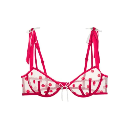 Victoria's Secret INDY Бюстгальтер с косточками Женские Красный