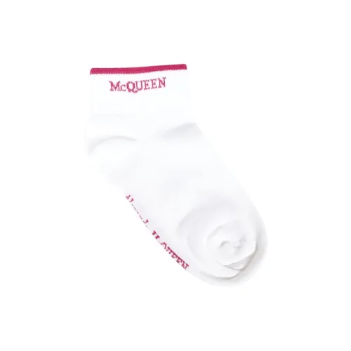 Alexander McQueen SS22 Низкие носки Женские Белые