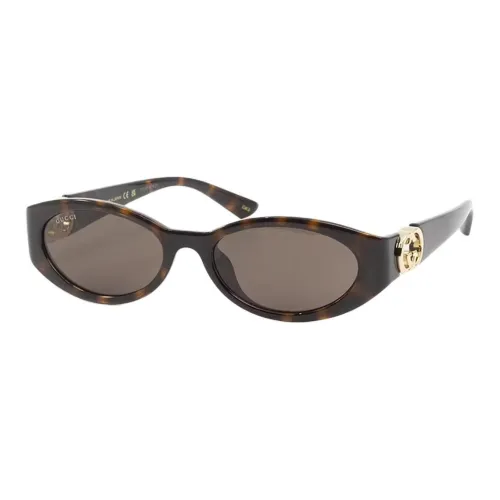 GUCCI OVAL SUNGLASSES Мужские Черепаховый