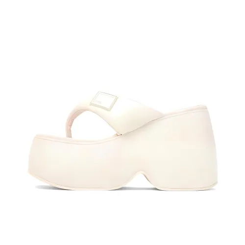 Schutz Тихий Шлепанцы Женские Белые