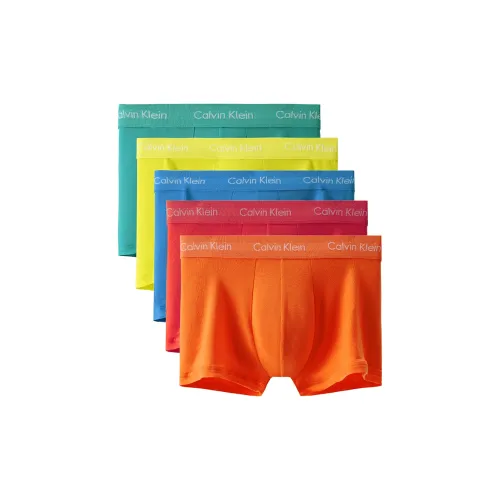Calvin Klein Rainbow Series 5 пар Цвет красной восковницы+Хурма Красный+Meadow Синий+Медно-зеленый+Неоново-желтый Мужские Штаны Arrow
