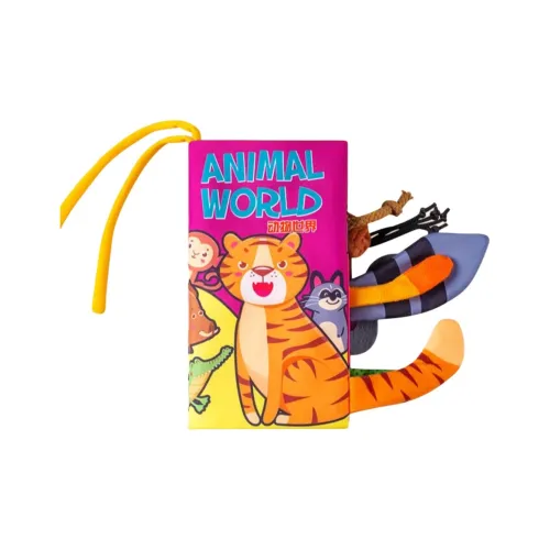 Y·S·R Soothing Animal Мультяшный Ручной Разрыв Ткань КНИГА Развивающие Игрушки