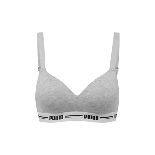 PUMA Вересковый серый Женские бюстгальтеры