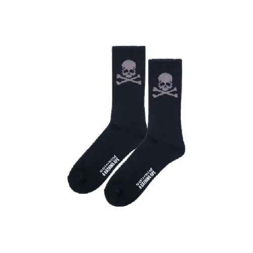 A BATHING APE Черные мужские носки MID до икры