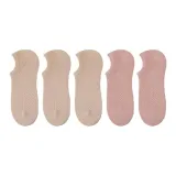 5 пар (3 шт молочно-чайный + 2 шт розовый)