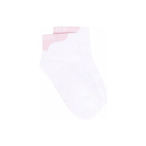 Alexander McQueen FW21 Низкие носки Женские 1 упаковка Розовый