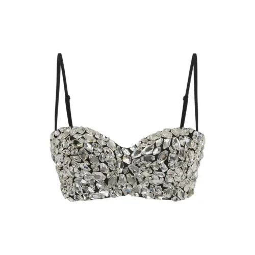 Alexander McQueen Черные Женские Бюстгальтеры