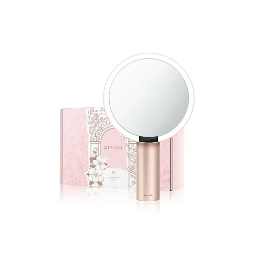 AMIRO O2 Розовый Smart Зеркальце MAKE UP Зеркала Вертикальное Зеркальце Мечтательный Сад Коробка