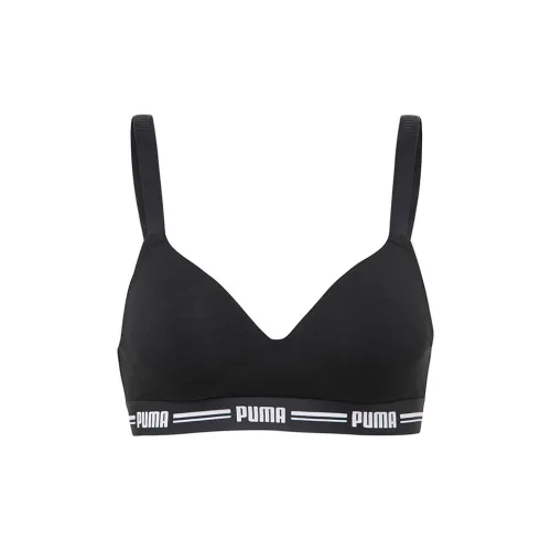 PUMA Черные Женские Бюстгальтеры