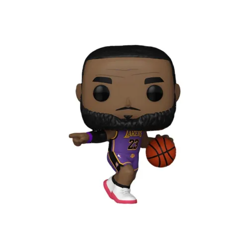 Funko NBA Коричневый Джеймс Фиолетовая Рубашка Чиби Фигурки