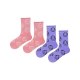 4-Пачка (Розовый + Фиолетовый)