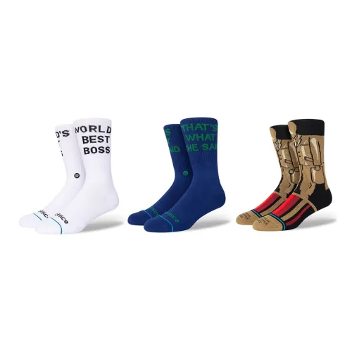 Stance 3 шт Многоцветные Унисекс MID Носки до икры