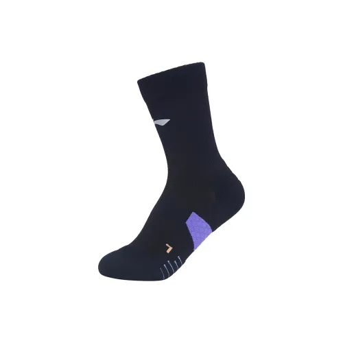 LINING 1 шт Черный Унисекс MID Носки до икры