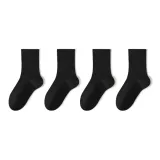 Чёрный, 4 штуки, короткий