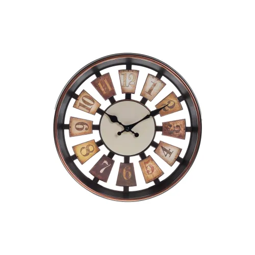 WEESHI Стена Часы Кварцевый Механизм Винтажный Вырезной Часы на Стену Унисекс