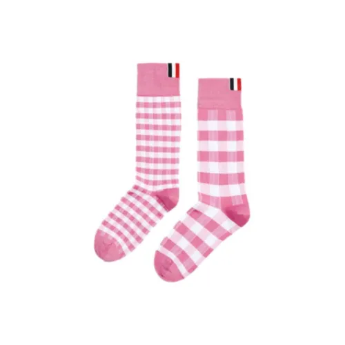 THOM BROWNE 1 шт Розовые Женские Носки MID до икры