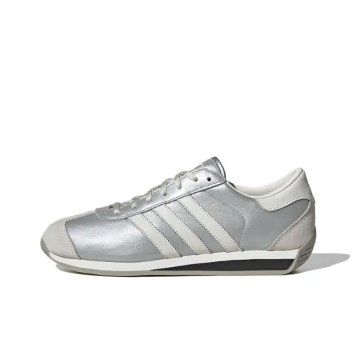 Adidas Originals Country 2 Slip Resistant Abrasion Resistant Low Топ Беговые кроссовки Унисекс Серебряный