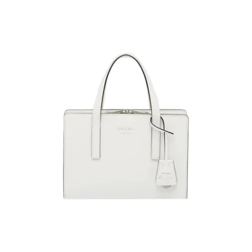 PRADA RE Edition Блестящая кожа Сумка Мини Женская Белая