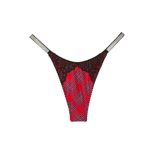 Victoria's Secret 1 шт Помада Красная клетка Женские Стринги