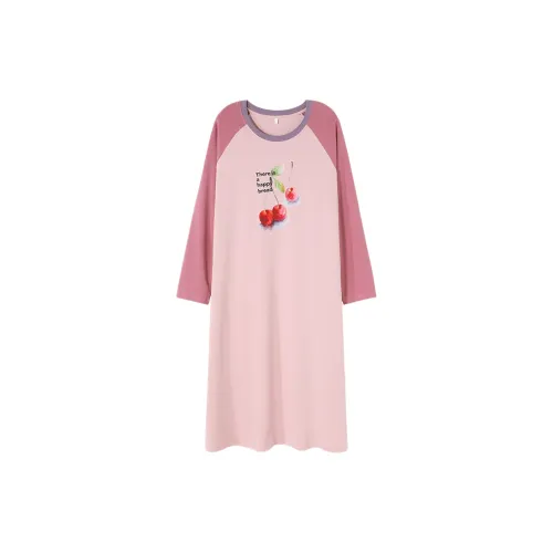 Mulong Family Ночная сорочка Женская Розовая