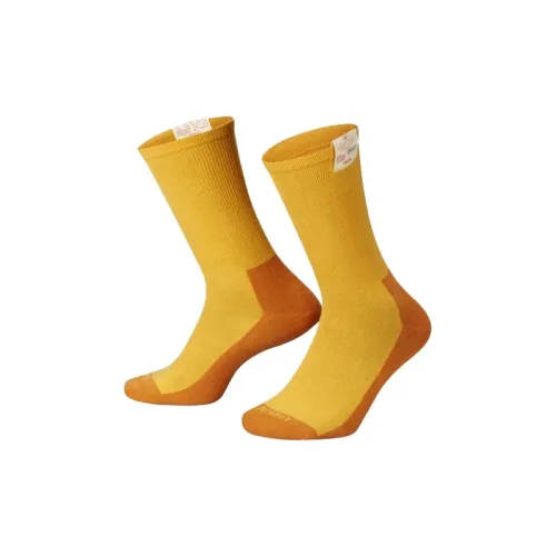 JORDAN X Union Collaboration 1 Pack Yellow Unisex Mid Shin Sock