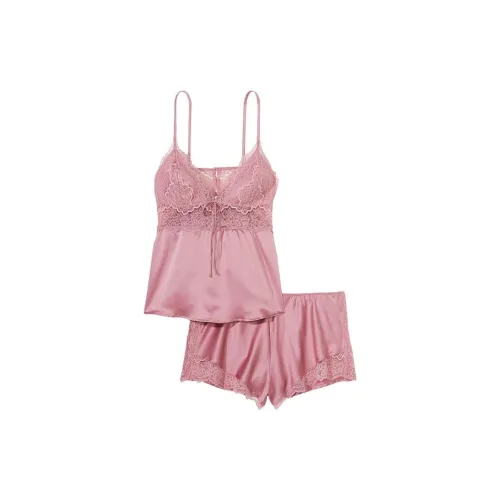 Victoria's Secret Розово-фиолетовый Женские Пижамные Комплекты