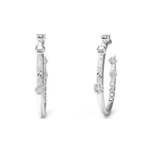 GUESS Серьги из нержавеющей стали женские серебряные